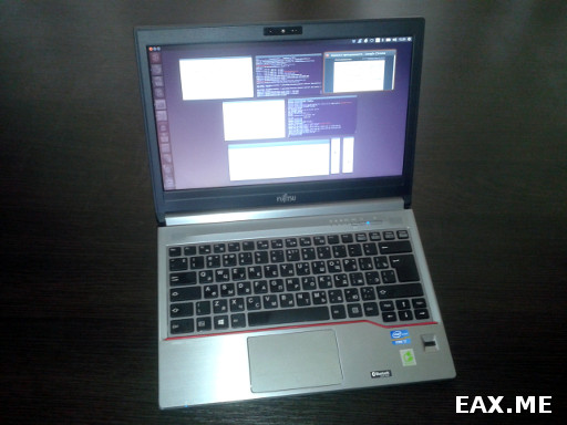 Ubuntu 14.04 LTS на ноутбуке Fujitsu Lifebook E733 E7330M67A1