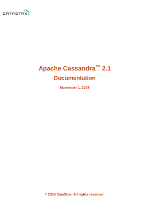 Apache Cassandra 2.1 Documentation
