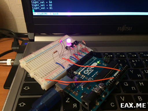 Мой первый проект на Arduino