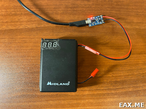 Зарядка LiIon аккумулятора для Alan 42