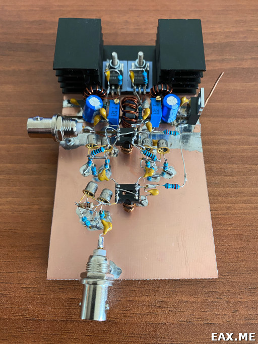 Самодельный QRP усилитель на транзисторах RD15HVF1
