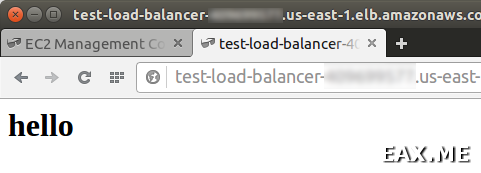 Балансировка нагрузки при помощи Elastic Load Balancer
