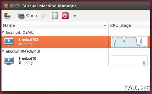 Работа с KVM при помощи virt-manager