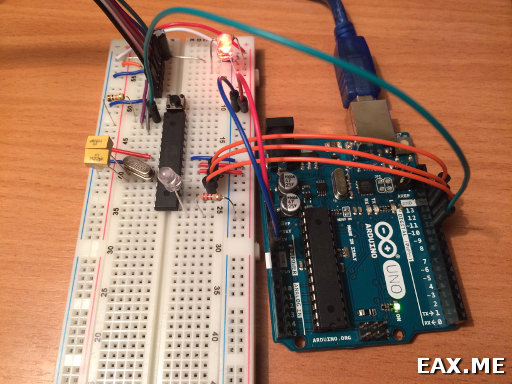 ArduinoISP - использование Arduino как программатора