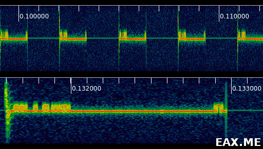Сигнал NRF24L01 в Inspectrum