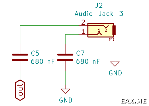 Вывод звука на 3.5 mm jack