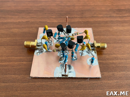 Самодельный двунаправленный усилитель на транзисторах 2N3904