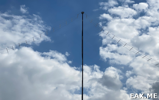 Fan dipole на диапазоны 30, 17 и 12 метров (а также 6 метров)
