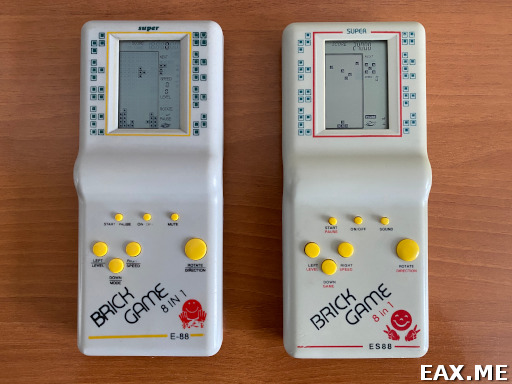 Тетрисы Brick Game E-88 и Brick Game E-S88