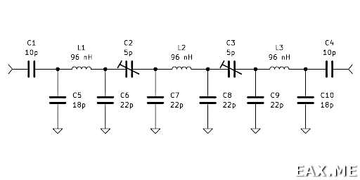 Схема ДПФ на 144-146 МГц