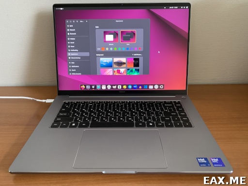 Redmibook Pro 16 2025 под управлением Ubuntu Linux
