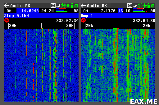 Приложение Audio RX в Portapack H4M