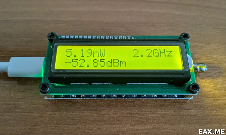 Измеритель мощности / ваттметр на базе AD8319