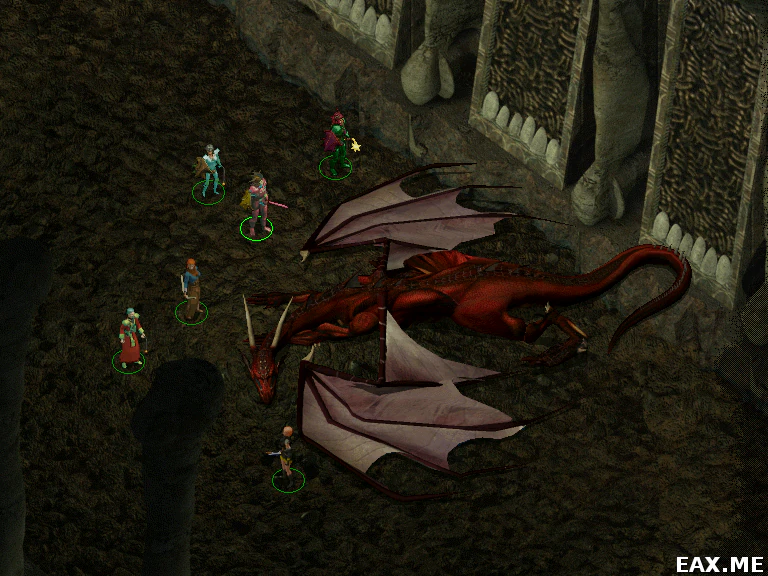 Побежденный дракон в Baldur's Gate II