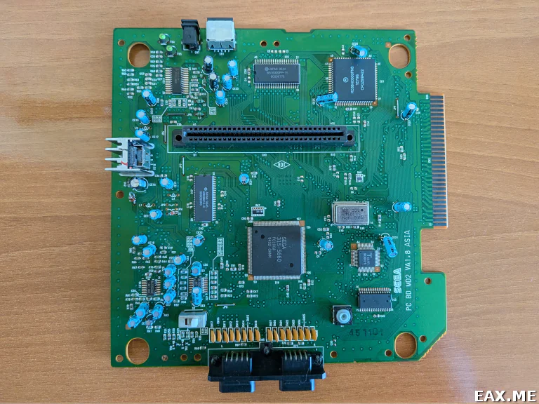 Плата оригинальной приставки Sega Mega Drive 2